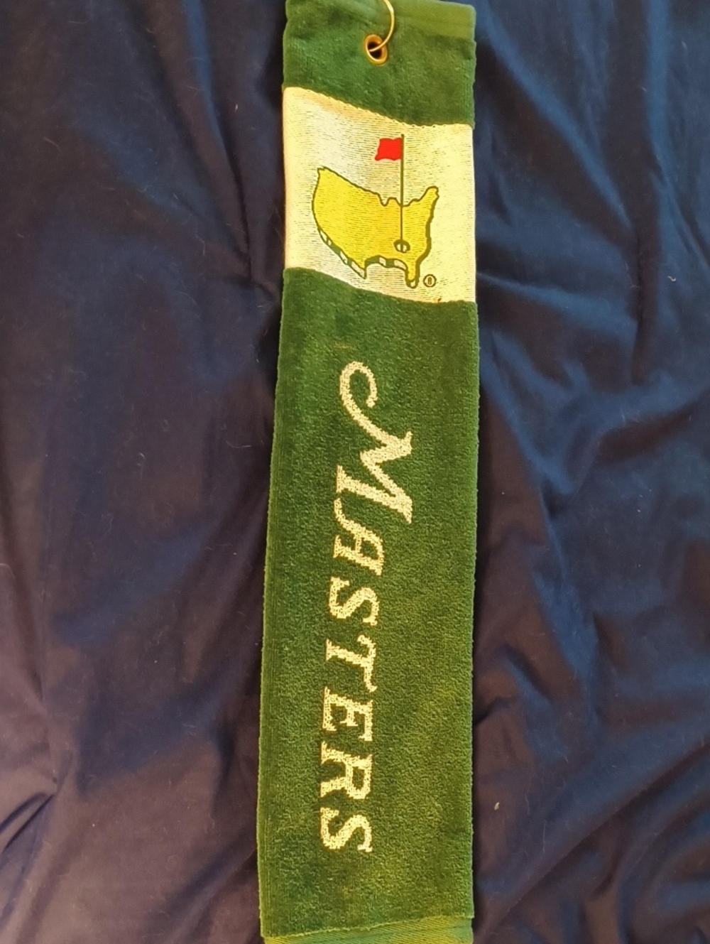 Masters Green Golf Towel with Logo New! 2015
